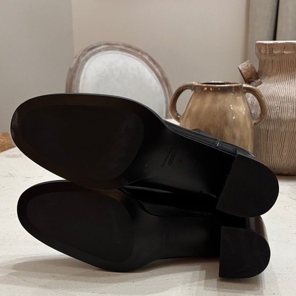 Elegant Black Women's Ankle Boots Massimo Dutti 41 nwt - Picture 6 of 6